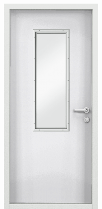 Дверь противопожарная EI 60, Порошково-полимерное покрытие, —, RAL 7035 серый в Санкт-Петербурге